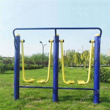 奥缘体育室外健身器材 户外健身路径 三人漫步机公园体育设备