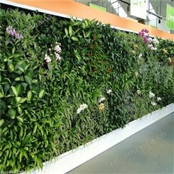 阳台仿真花墙 大型室内商场植物墙 绿植景观模型 草皮墙 金森