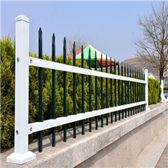 朗建PVC庭院护栏隔离围栏喷色防锈植物园草坪栅栏