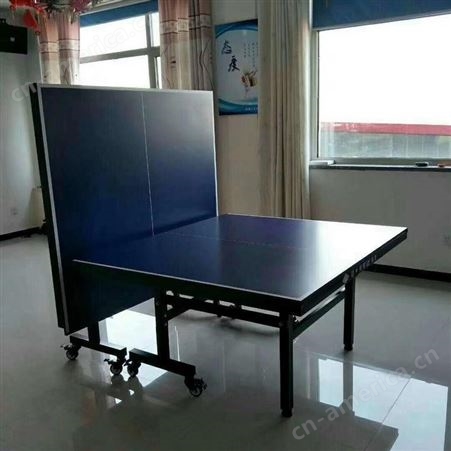 盛世2020晶康牌室内单折移动式乒乓球台质量就是好 乒乓球桌客户的认可