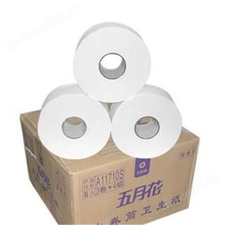 大盘纸卫生间大盘纸生产厂 厕所酒店专用 双层卷纸 公用卫生纸批发商