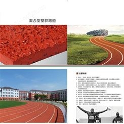 重庆.四川.贵州塑胶运动球场建设混合型塑胶跑道厂家