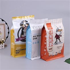 食品八边封袋铝箔袋子咖啡豆宠物猫粮狗粮饲料粮食猫砂包装袋定制