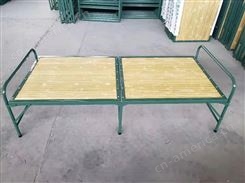 世腾 救灾折叠单人床 钢木板床应急简易陪护床 单层床铁艺床
