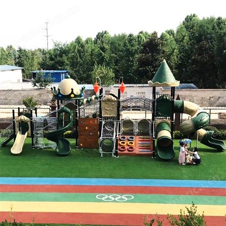 供应广场游乐园经典户外双层滑梯地产小区儿童游乐设备