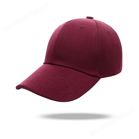 H123#毛晴布弯舌六片帽定制帽子义工太阳帽厂家logo广告帽