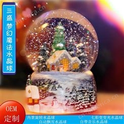 圣诞水晶球 SSSY/三盛102 欧美迎新年圣诞老人水球礼品