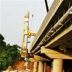 桥梁排水管安装设备平台车 按图施工 承载力大 桥宇路桥