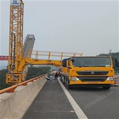 徐工牌22米桁架式桥梁底部施工设备车 可用于跨宽高3.3 4.5米的桥遂