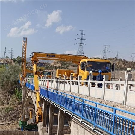桥梁检测机 路桥养护专用车售后服务 22米臂架式桥检车 广东桥宇