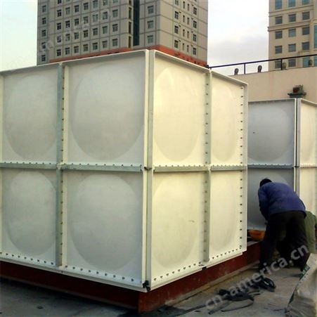 世云 生产装配式玻璃钢消防水箱 楼顶储水SMC模压 厚度支持定制