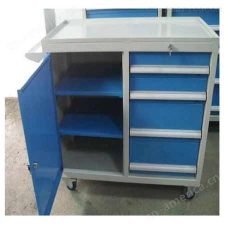 天津移动工具柜 带抽屉单开门 优质工具柜定制厂家华奥西