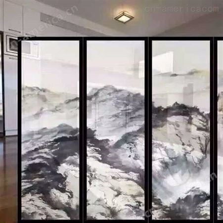 上海玉娇艺术玻璃画价格 数码打印玻璃