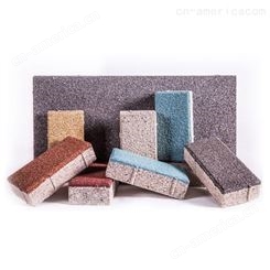 德阳瓷透水砖生产厂家 灰色透水砖 海绵城市建设用砖