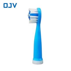 OJV8502儿童牙刷刷头专用 杜邦软毛蓝色儿童音乐电动牙刷 可定制
